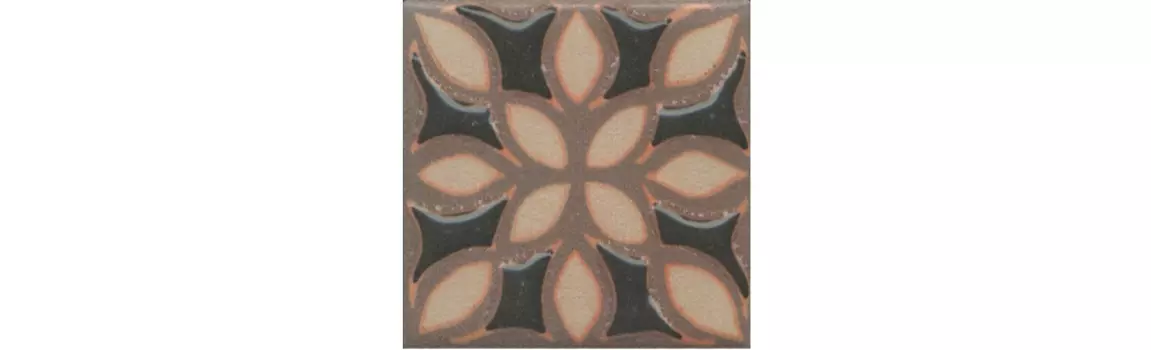 Керамическая плитка Kerama Marazzi Вставка Анвер 9 коричневый 4,85х4,85