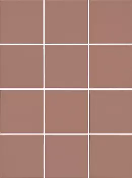 Керамогранит Kerama Marazzi Агуста розовый матовый из 12 частей 9,8x9,8