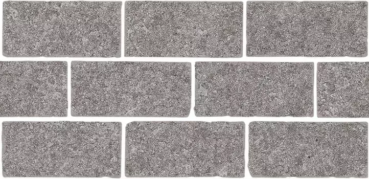 Керамогранит Kerama Marazzi BR025T Бордюр Роверелла пепельный мозаичный 34,5х14,7