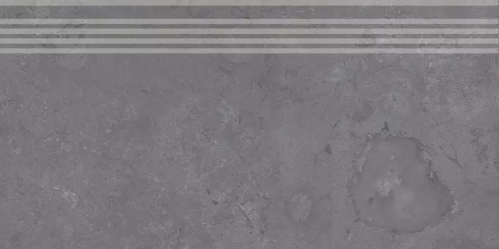 Керамогранит Kerama Marazzi DD205100R\GR Ступень Про Лаймстоун серый темный натуральный обрезной 60х30