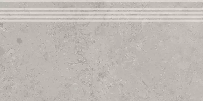 Керамогранит Kerama Marazzi DD205220R\GR Ступень Про Лаймстоун серый натуральный обрезной 60х30