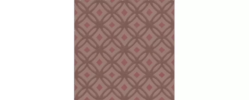 Керамогранит Kerama Marazzi Декор Агуста 1 розовый матовый 9,8х9,8