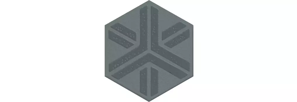 Керамогранит Kerama Marazzi Декор Агуста синий матовый 5,2x6