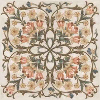 Керамогранит Kerama Marazzi Декор Лирия ковёр центр лаппатированный обрезной 40,2х40,2