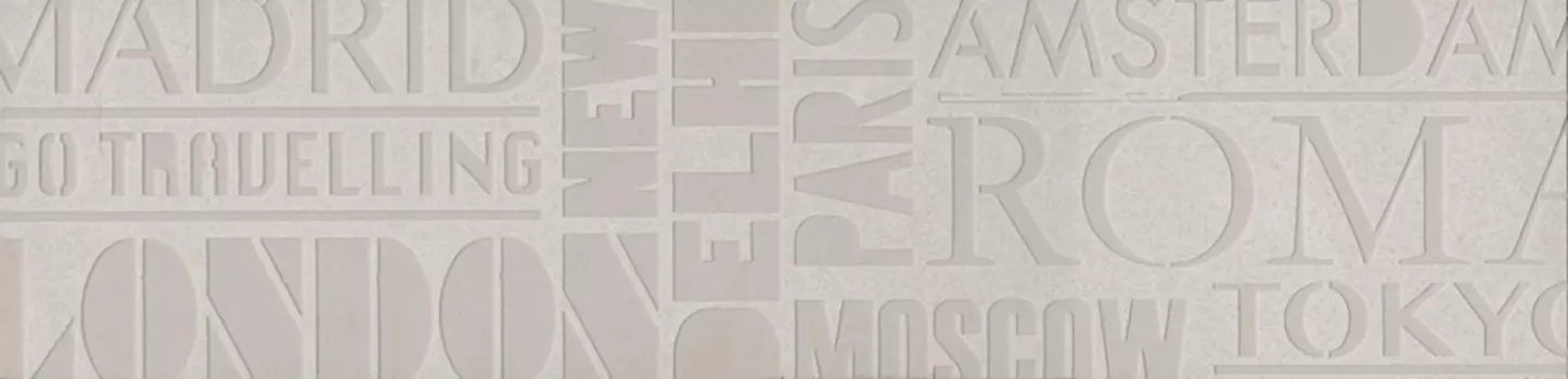 Керамогранит Kerama Marazzi Декор Про Матрикс белый шрифты 15х60