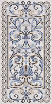 Керамогранит Kerama Marazzi Мозаика синий декорированный лаппатированный обрезной 119,5х238,5