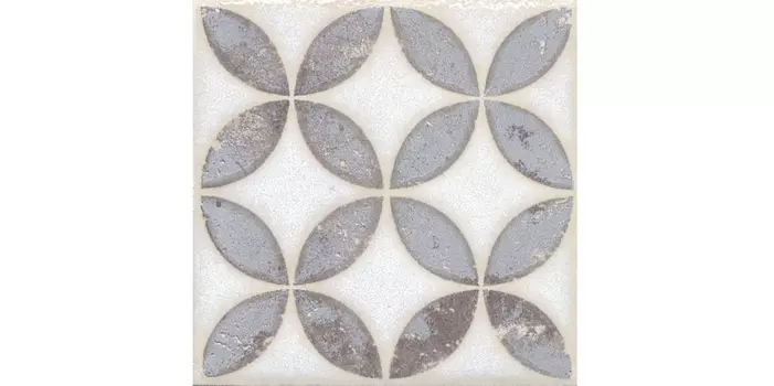 Керамогранит Kerama Marazzi STG\A401\1266H Вставка Амальфи орнамент коричневый 9,8х9,8