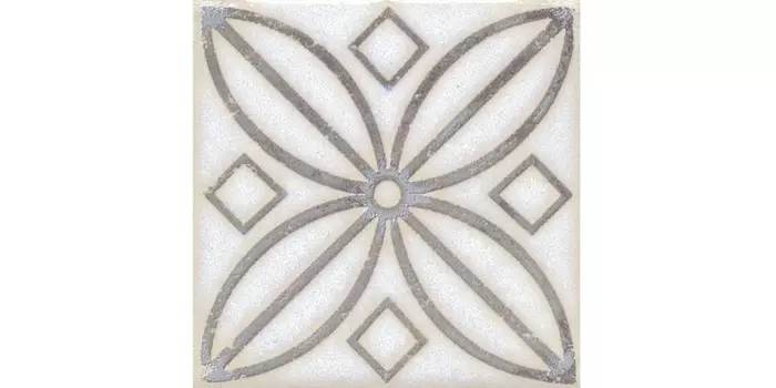 Керамогранит Kerama Marazzi STG\A402\1266H Вставка Амальфи орнамент коричневый 9,8х9,8