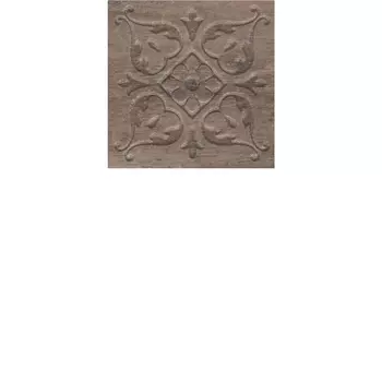 Керамогранит Kerama Marazzi STG\C482\SG1550 Вставка Браш Вуд коричневый тёмный 9,9х9,9