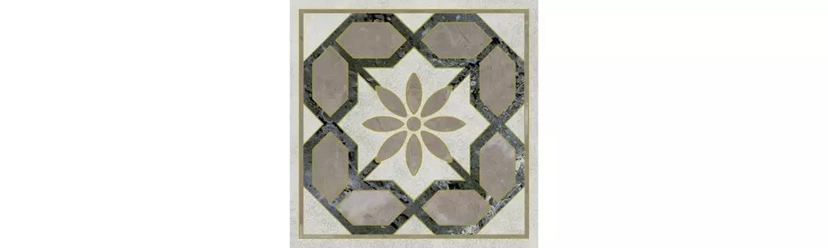 Керамогранит Kerama Marazzi Вставка Серенада 1 лаппатированный обрезной 7,2х7,2