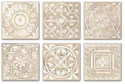 Керамогранит Kerama Marazzi Вставка Сонет бежевый 4,7х4,7