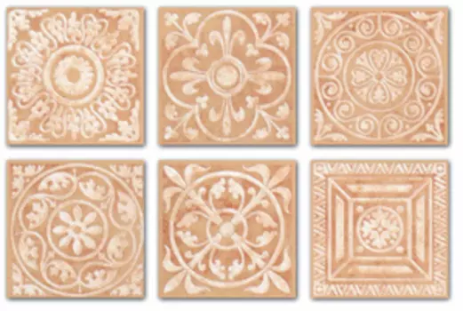 Керамогранит Kerama Marazzi Вставка Сонет песочный 4,7х4,7