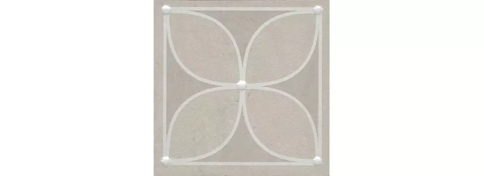 Керамогранит Kerama Marazzi Вставка Туф бежевый светлый матовый 7,7х7,7