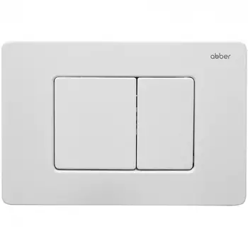 Клавиша смыва Abber AC0120MW белый матовый
