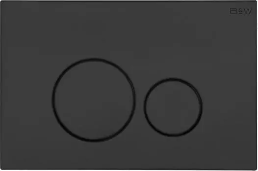 Клавиша смыва Black&White Universe WPI-09510GM, темно-серый