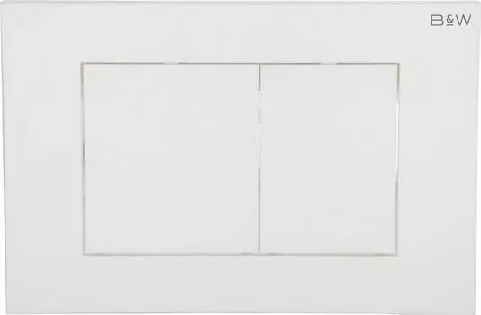 Клавиша смыва Black&White Universe WPI-09531, белый глянец