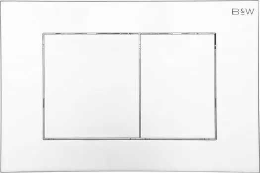 Клавиша смыва Black&White Universe WPI-09533, хром