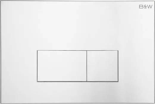 Клавиша смыва Black&White Universe WPI-09544, хром