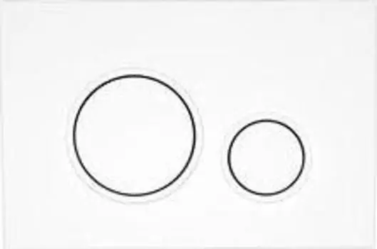 Клавиша смыва Bocchi Magre 8200-0042, белый глянец