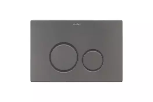 Клавиша смыва Boheme 649-GM графит