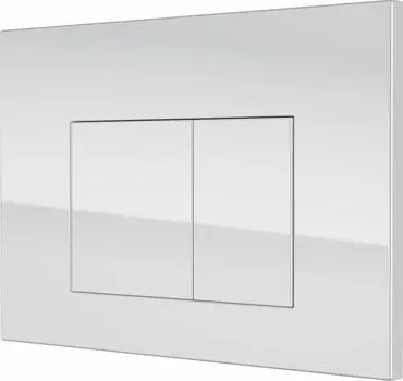 Клавиша смыва Owl 1975 Nikel Knapp06NCW, белый