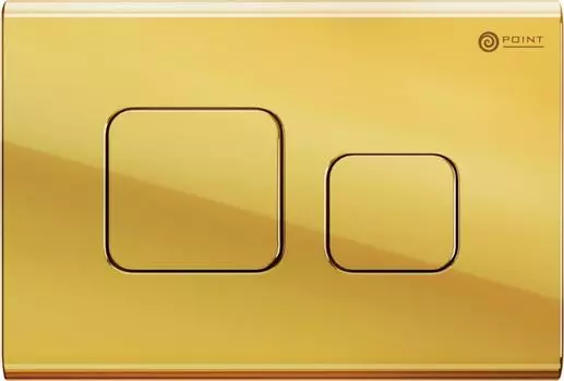 Клавиша смыва Point Афина PN44041G, золото