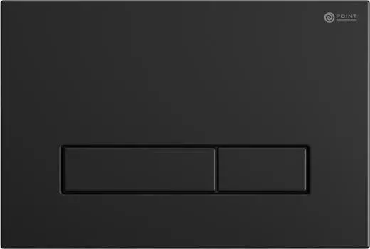 Клавиша смыва Point Меркурий PN44831BM, черная матовая
