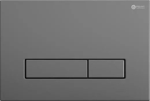 Клавиша смыва Point Меркурий PN44831GM, графит