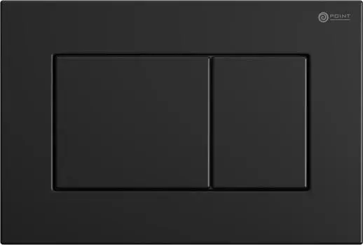 Клавиша смыва Point Ника PN44081BM, черная матовая