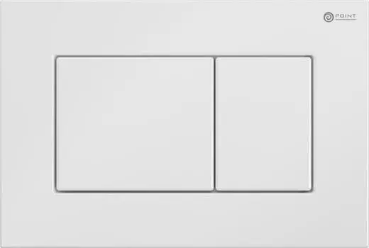 Клавиша смыва Point Ника PN44081W, белая