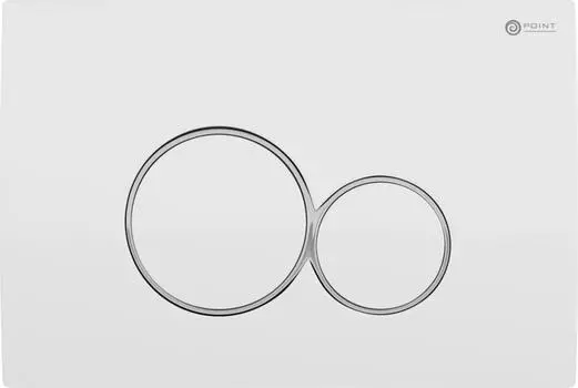 Клавиша смыва Point Виктория PN44061WC, белая