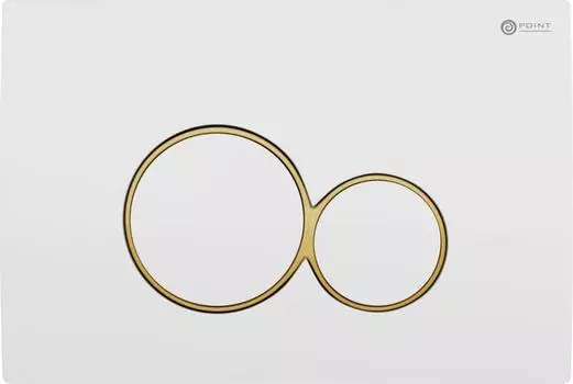 Клавиша смыва Point Виктория PN44061WG, белая