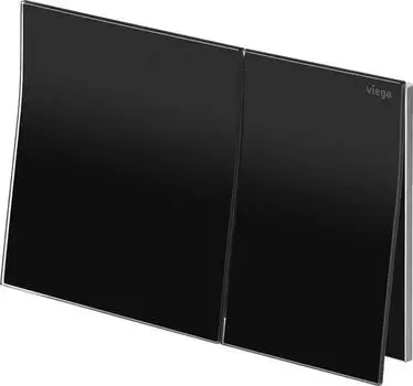 Клавиша смыва Viega Prevista 773588, стекло черное