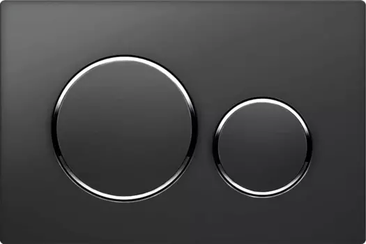 Клавиша смыва Vincea VFP-005MB, черный матовый