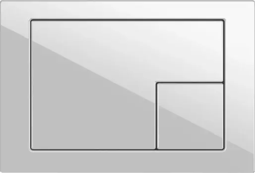Кнопка смыва Cersanit Corner 64077, белый