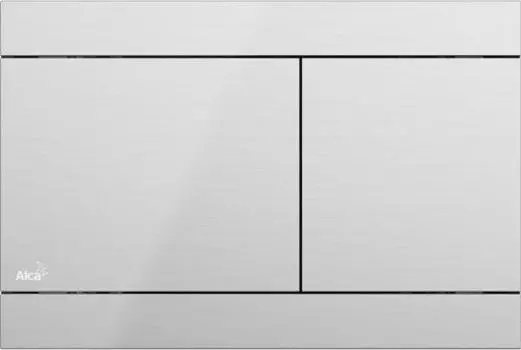 Кнопка смыва AlcaPlast Flat FUN-INOX сталь