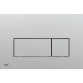 Кнопка смыва AlcaPlast Thin M572 матовый хром