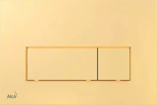 Кнопка смыва AlcaPlast Thin M575 золото