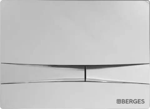 Кнопка смыва Berges Novum F3 040053 хром глянцевый