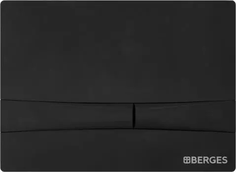 Кнопка смыва Berges Novum F5 040055 чёрный soft touch