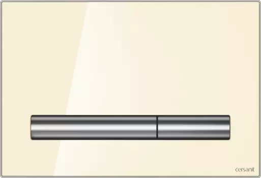 Кнопка смыва Cersanit Pilot P-BU-PIL/Beg/Gl бежевый