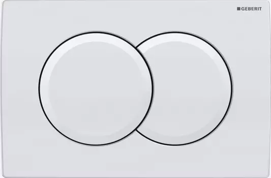 Кнопка смыва Geberit Delta 01 115.107.11.1, альпийский белый