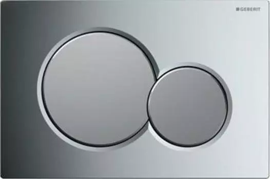 Кнопка смыва Geberit Sigma 01 115.770.KA.5, хром глянцевый, матовый