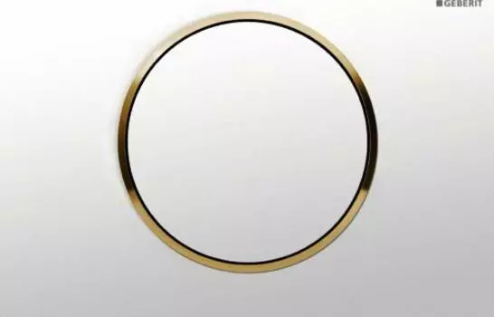 Кнопка смыва Geberit Sigma 10 115.758.KK.5, белый, золото