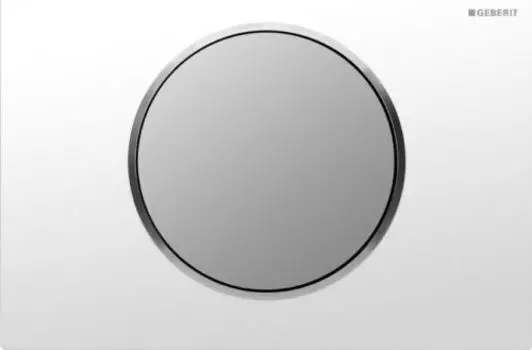 Кнопка смыва Geberit Sigma 10 115.758.KL.5, белый, хром