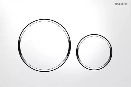 Кнопка смыва Geberit Sigma 20 115.882.KJ.1, белый, хром