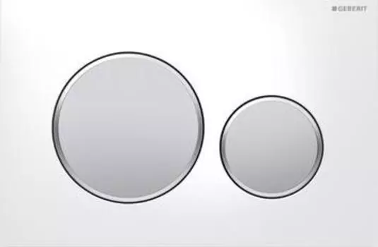 Кнопка смыва Geberit Sigma 20 115.882.KL.1 белый, хром матовый