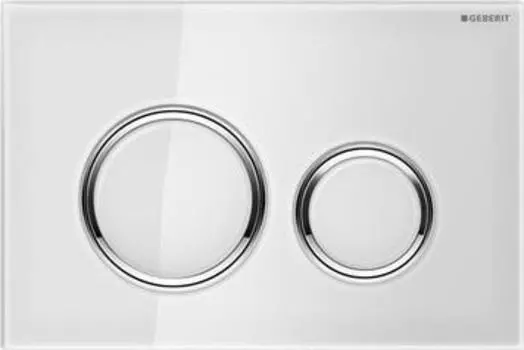 Кнопка смыва Geberit Sigma 21 115.884.SI.1, белый, хром