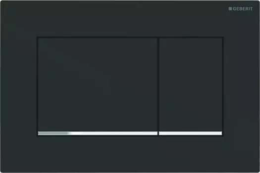 Кнопка смыва Geberit Sigma 30 115.883.14.1 (не остаются отпечатки пальцев), черный, хром