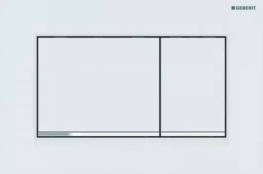 Кнопка смыва Geberit Sigma 30 115.883.JT.1 (не остаются отпечатки пальцев), белый, хром